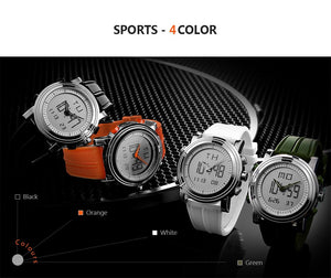 Sports Watch Unisex Digital LED Display Water Resistant 3Bar  - 4 Variants