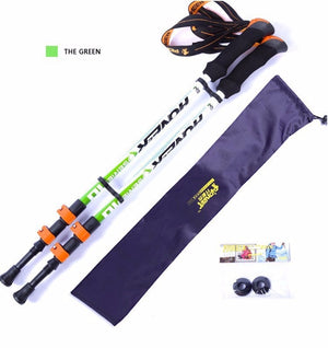 Nordic Ultralight Adjustable Hiking Pole x 1 With 3 Tip Covers