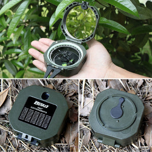 Professional Geological Lightweight Compass & Case