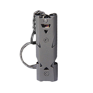 Emergency Survival High-Frequency Whistle Keychain - 2 Variants