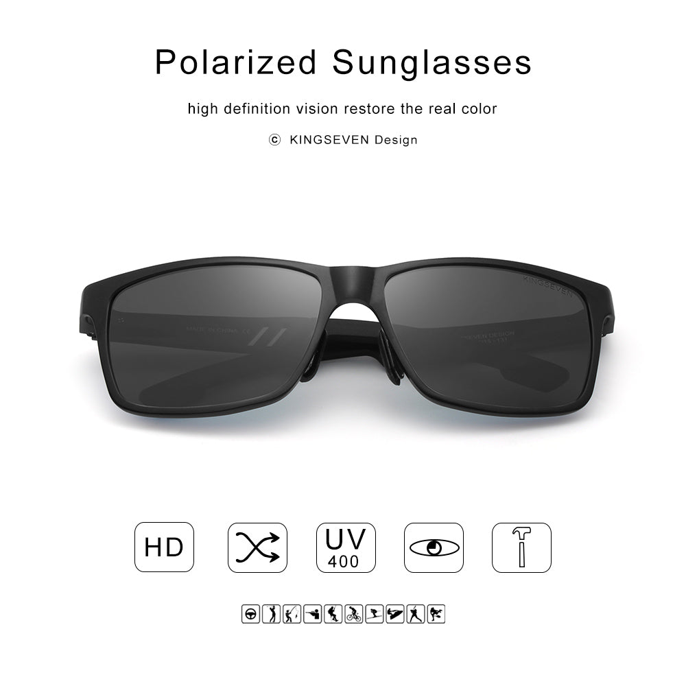 Polarized UV400 Anti-Reflective Men's Sunglasses & Case - 7 Variants
