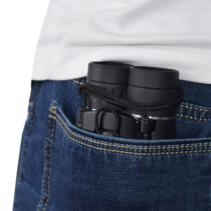 8x21 Compact Folding Binoculars with Bag