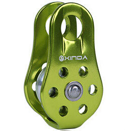 Rock Climbing Fixed Sideplate Single Sheave Pulley 10/20kN