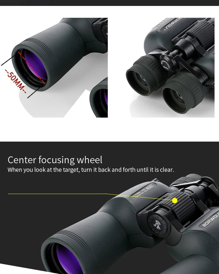 10-30x50 HD Night Vision Zoom Binoculars