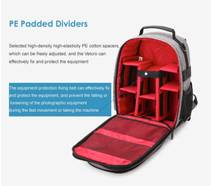 DSLR Camera Waterproof Padded Backpack - 3 Variants
