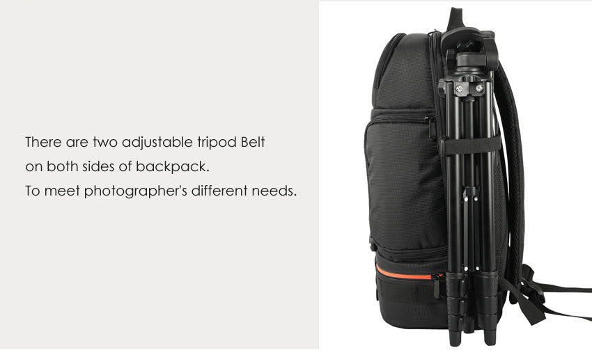 DSLR Camera & Computer Waterproof Shockproof Backpack