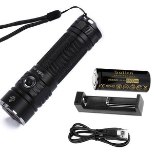 Flashlight LED Waterproof 6 Modes Reflector 2500LM 100-200M - 6 Variants