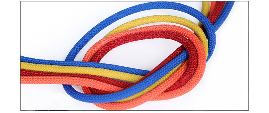 Pro Rock Climbing High Strength Static Rope 8mm 10kN -  8 Variants