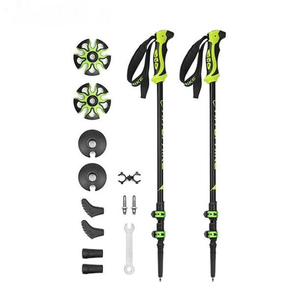 Nordic Hiking Poles x 2 with 4 Seasons Tips & Tools